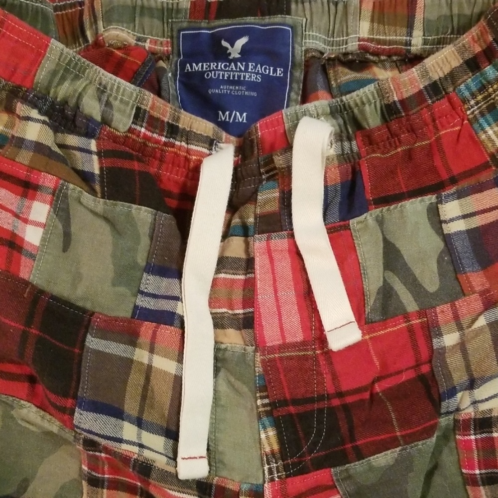 Men's camo American eagle PJ pants medium